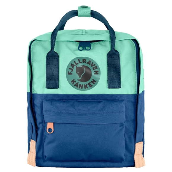 Fjallraven Kanken Art Mini Backpack Rare Teal/Blue Colorway Style F23616 - Picture 1 of 15